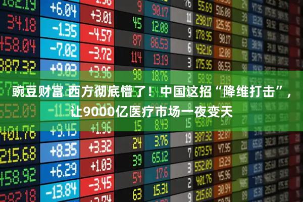 豌豆财富 西方彻底懵了！中国这招“降维打击”，让9000亿医疗市场一夜变天